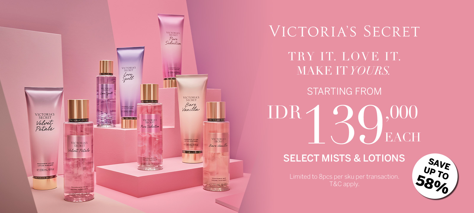 Try it Love it Offer PLP banner