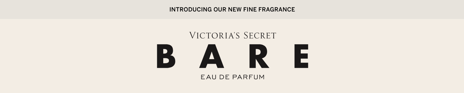 Bare Collection PLP banner